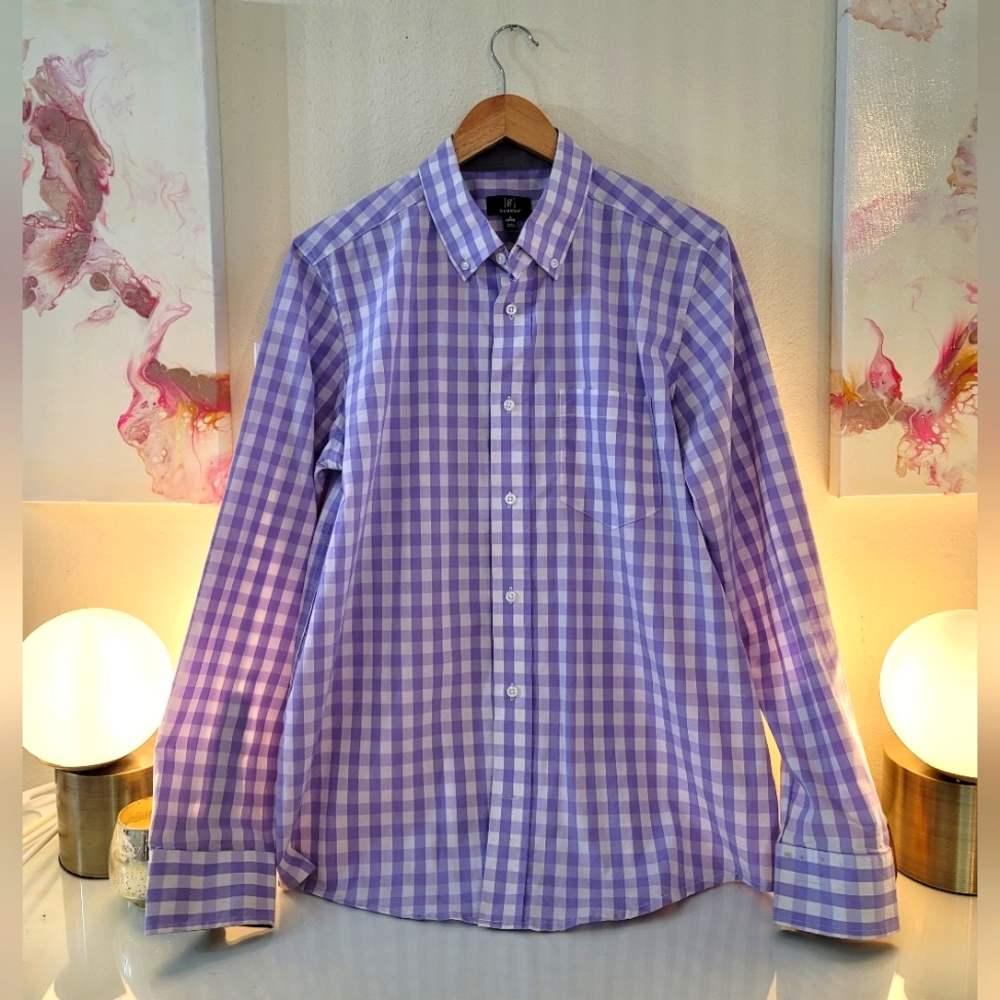 Men's Plaid Button Down Shirt